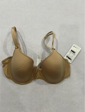 Chantelle 3D Basic Invisible Smooth Custom Fit Bra 1241 NWT Beige Nude
